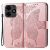 Чехол UniCase Butterfly Pattern для TECNO Spark 10 Pro - Rose Gold: фото 1 из 9