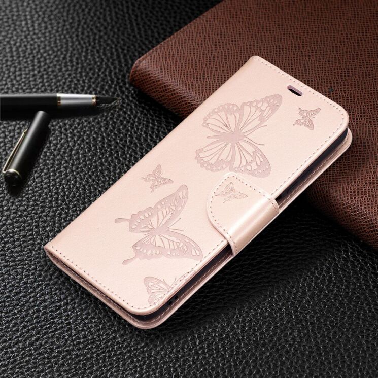 Чохол UniCase Butterfly Pattern для Xiaomi Redmi 9T - Rose Gold: фото 5 з 10