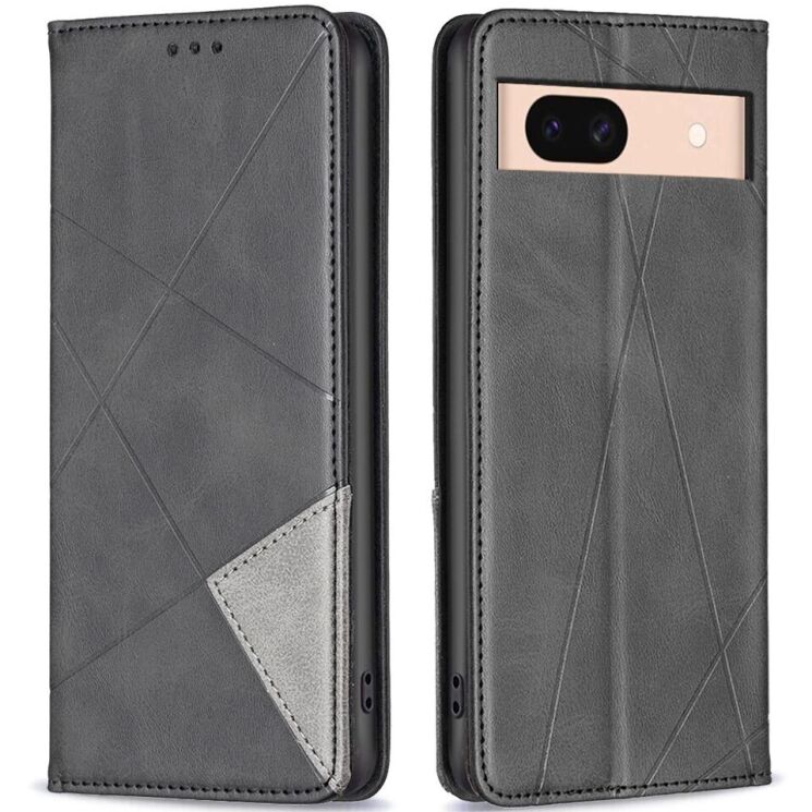 Чехол UniCase Geometric Pattern для Google Pixel 8A - Black: фото 1 из 8
