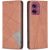 Чехол UniCase Geometric Pattern для Motorola Moto G55 - Brown: фото 1 из 8