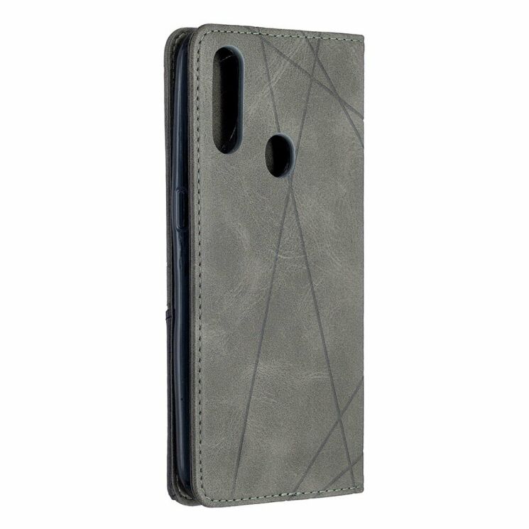 Чохол-книжка з кишеньками UniCase Geometric Pattern для OPPO A31 - Grey: фото 3 з 10