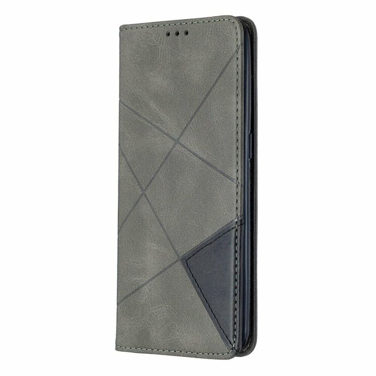 Чохол-книжка з кишеньками UniCase Geometric Pattern для OPPO A31 - Grey: фото 2 з 10