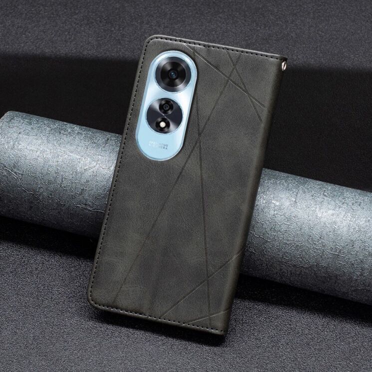 Чехол UniCase Geometric Pattern для OPPO A60 - Black: фото 4 из 8