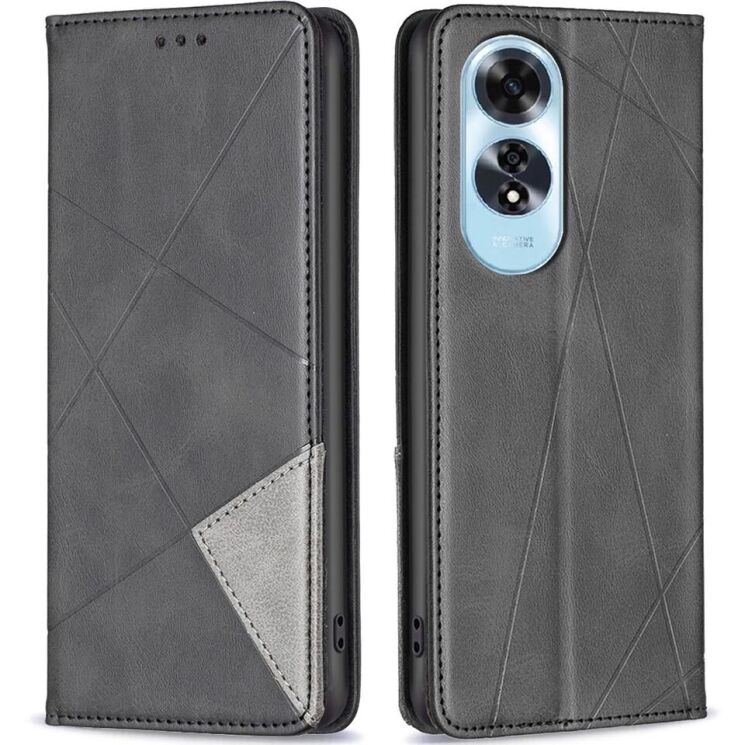 Чехол UniCase Geometric Pattern для OPPO A60 - Black: фото 1 из 8