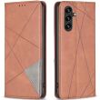 Чехол UniCase Geometric Pattern для Samsung Galaxy A05s (A057) - Brown (340307Z)