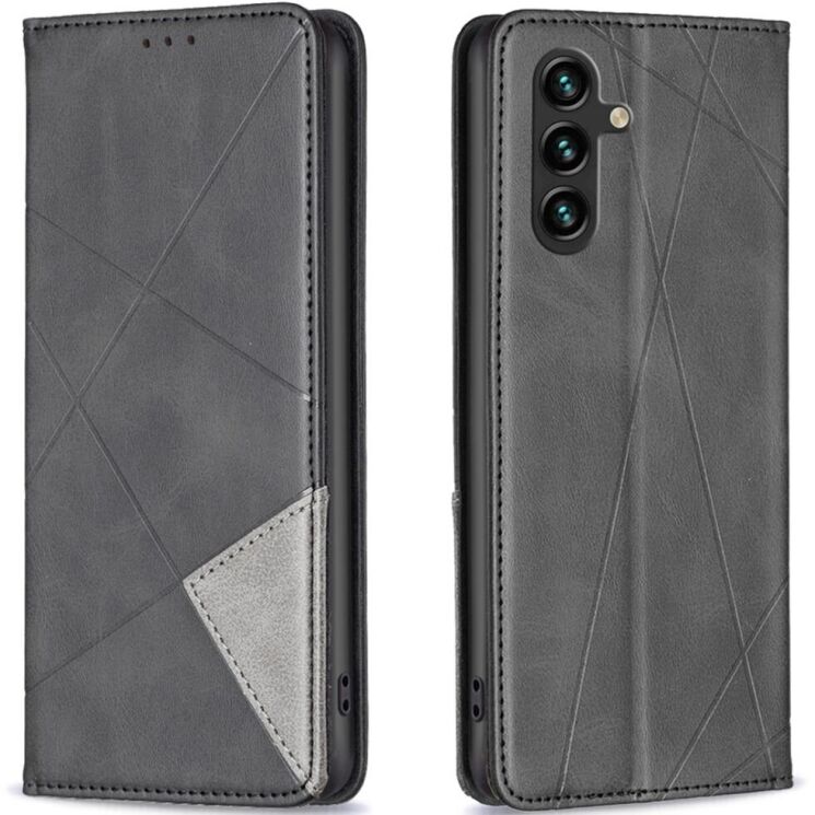 Чохол UniCase Geometric Pattern для Samsung Galaxy A16 (A165) - Black: фото 1 з 8