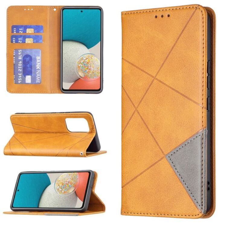 Чехол UniCase Geometric Pattern для Samsung Galaxy A53 (A536) - Brown: фото 1 из 9