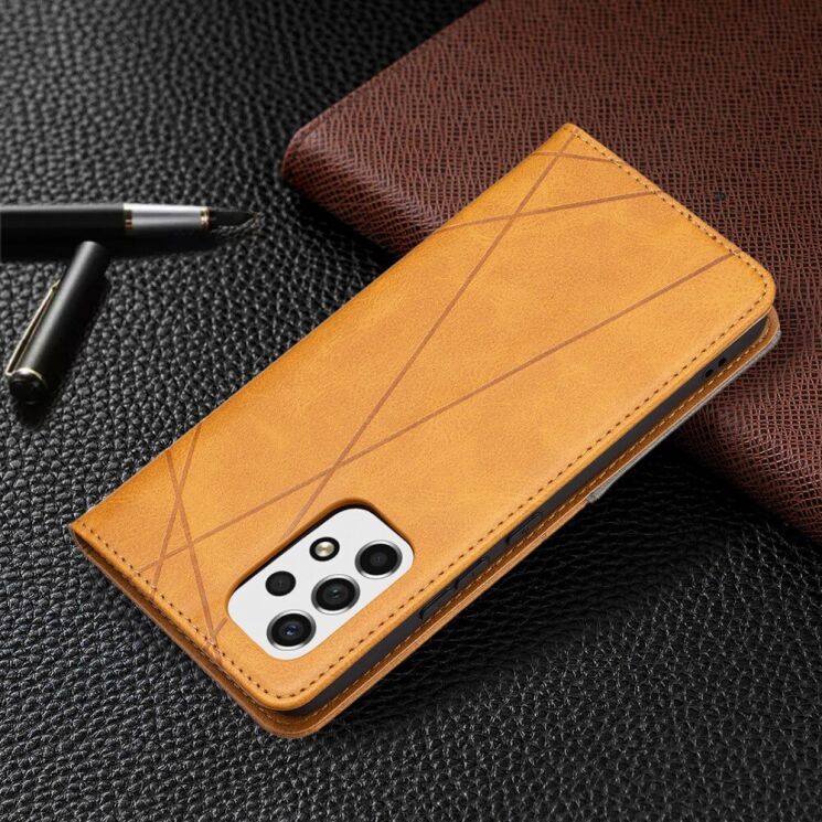 Чехол UniCase Geometric Pattern для Samsung Galaxy A53 (A536) - Brown: фото 6 из 9