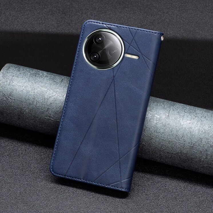 Чехол UniCase Geometric Pattern для Xiaomi Poco F7 Pro / F7 Ultra - Blue: фото 4 из 9
