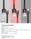 Дата-кабель BASEUS Kevlar Series Type-C 2A (2м) - Black / Red (895140BR). Фото 20 з 20