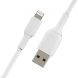 Кабель Belkin PVC USB to Lightning (0.15m) CAA001BT0MWH - White (896420W). Фото 3 з 5