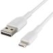 Кабель Belkin PVC USB to Lightning (0.15m) CAA001BT0MWH - White (896420W). Фото 4 з 5