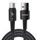 Кабель ESSAGER Sunset USB to Type-C (7A, 100W, 2m) EXC7A-CGA01-P - Black (982803B). Фото 1 из 15