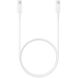 Кабель Samsung USB Type-C to USB Type-C (60 Вт) EP-DA705BWRGRU Технічна упаковка - White (896374W). Фото 1 з 3