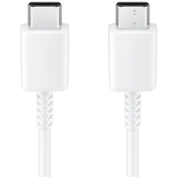 Кабель Samsung USB Type-C to USB Type-C (60 Вт) EP-DA705BWRGRU Технічна упаковка - White: фото 2 з 3