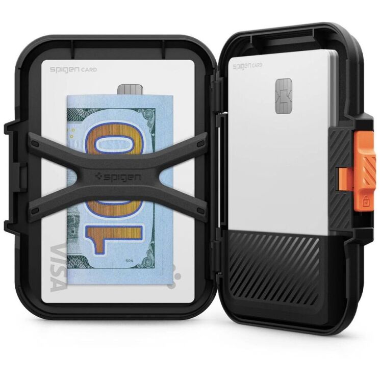 Кардхолдер Spigen (SGP) Lock Fit (MagFit) AFA06031 - Black: фото 13 из 21