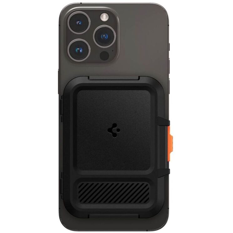 Кардхолдер Spigen (SGP) Lock Fit (MagFit) AFA06031 - Black: фото 4 из 21
