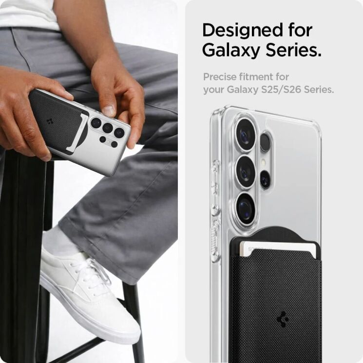 Кардхолдер Spigen Urban Fit (Mag Fit) AFA09208 - Black (982444B) Кардхолдер Spigen Urban Fit (Mag Fit) AFA09208 - Black: фото 12 з 17