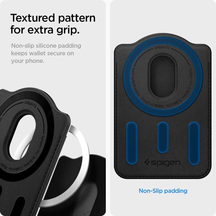 Кардхолдер Spigen Urban Fit (Mag Fit) AFA09208 - Black (982444B) Кардхолдер Spigen Urban Fit (Mag Fit) AFA09208 - Black: фото 15 з 17