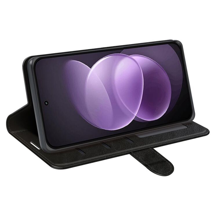 Классический чехол-книжка Deexe Wallet Style для Xiaomi Redmi Note 17 Pro Plus - Black (430603B) Классический чехол-книжка Deexe Wallet Style для Xiaomi Redmi Note 17 Pro Plus - Black: фото 3 из 8