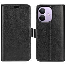 Классический чехол-книжка Deexe Wallet Style для Xiaomi Redmi Note 17 Pro Plus - Black: фото 1 из 8