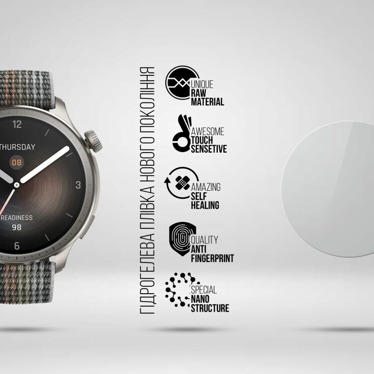 Комплект пленок (6шт) ArmorStandart Watch Film для Huami Amazfit Balance (A2286): фото 2 из 4