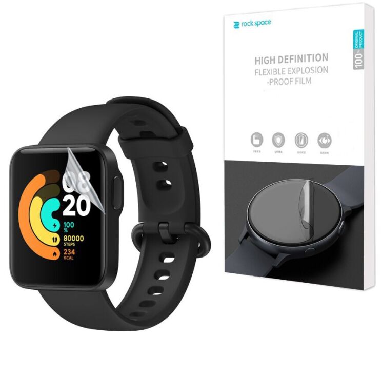 Комплект плівок (6 шт) RockSpace Watch Film для Xiaomi Mi Watch Lite: фото 1 з 6