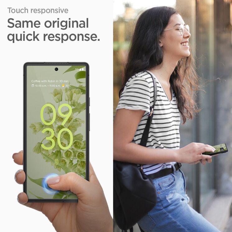 Комплект защитных стекол Spigen (SGP) GLAS.tR AlignMaster для Google Pixel 7 + ГЕЛЬ: фото 2 из 7