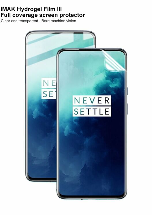 Комплект защитных пленок IMAK Full Coverage Hydrogel Film для OnePlus 7 Pro / 7T Pro: фото 4 из 13