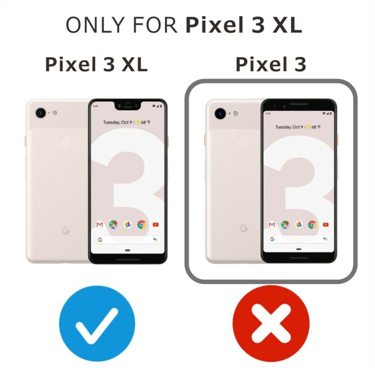 Комплект захисних стекол ITIETIE 2.5D 9H для Google Pixel 3 XL: фото 5 з 8