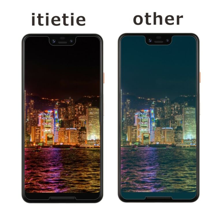 Комплект захисних стекол ITIETIE 2.5D 9H для Google Pixel 3 XL: фото 7 з 8