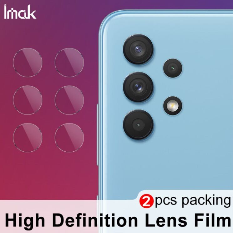 Комплект защитных пленок на камеру IMAK Camera Lens Film для Samsung Galaxy A32 (А325): фото 7 из 11