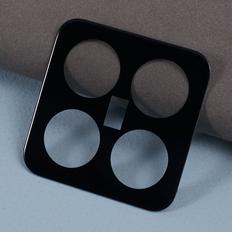Комплект защитных стекол на заднюю камеру Deexe Camera Lens Protector для Xiaomi 15 Pro - Black: фото 4 из 5