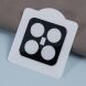 Комплект защитных стекол на заднюю камеру Deexe Camera Lens Protector для Xiaomi 15 Pro - Black (371123B). Фото 3 из 5