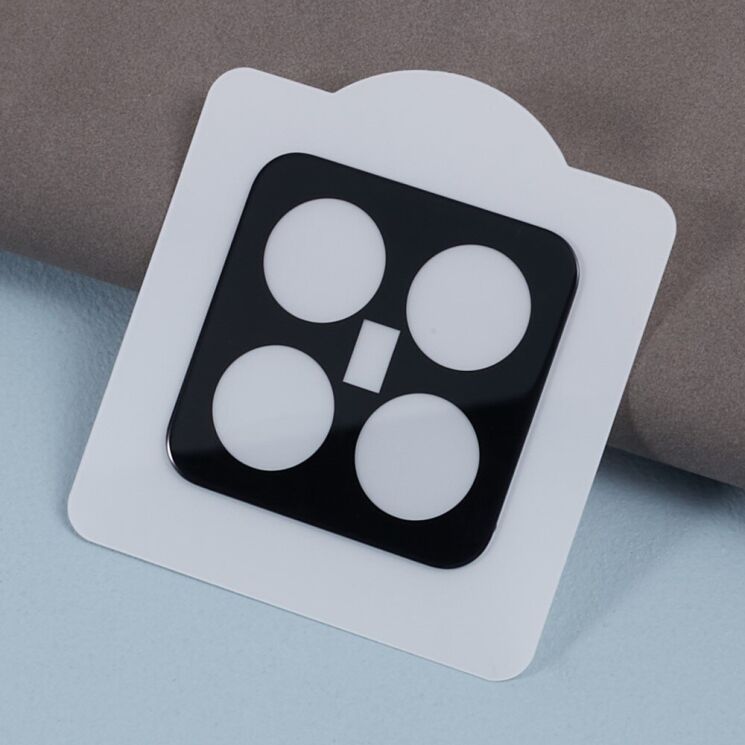Комплект защитных стекол на заднюю камеру Deexe Camera Lens Protector для Xiaomi 15 Pro - Black: фото 3 из 5