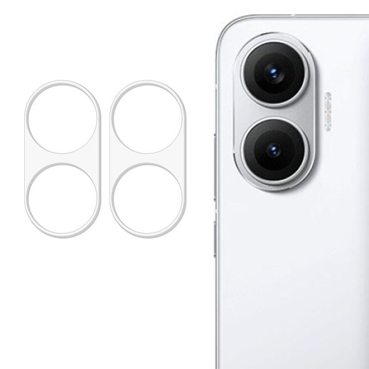 Комплект защитных стекол на заднюю камеру Deexe Camera Lens Protector для Xiaomi Poco F7: фото 1 из 7