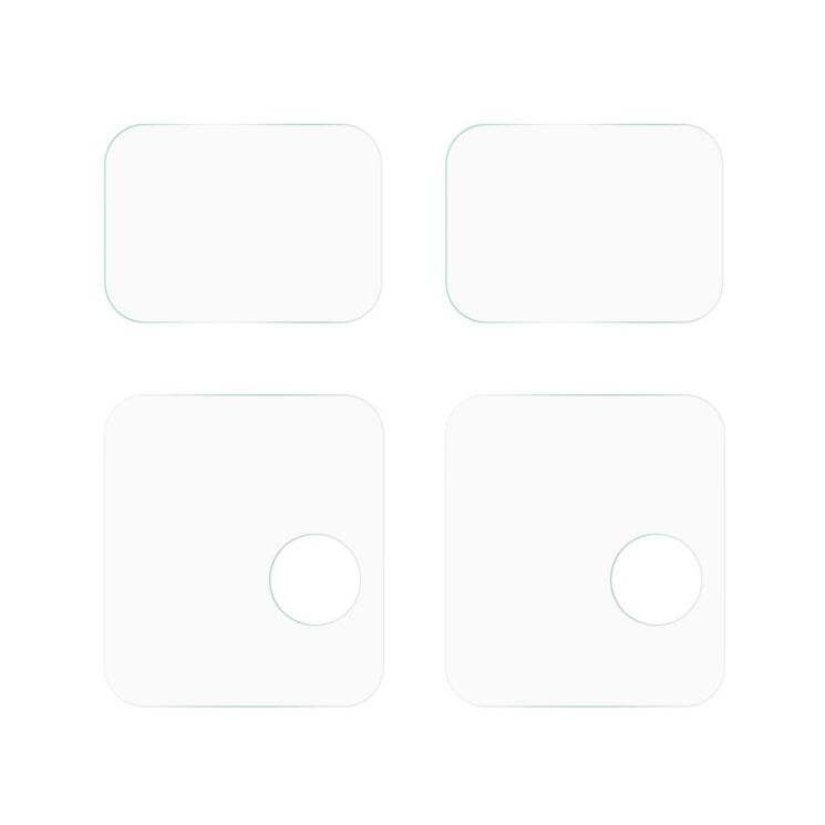 Комплект защитных стекол на заднюю камеру Deexe Camera Lens Protector для Xiaomi Redmi Note 11 Pro Global (4G/5G) / 11E Pro / 12 Pro: фото 2 из 5