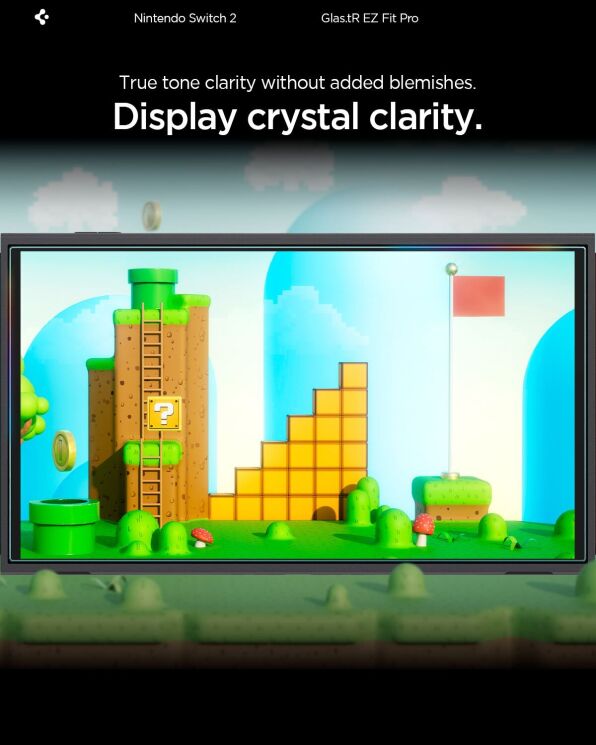 Комплект захисних стекол Spigen Glas.tR EZ Fit Pro (FC) для Nintendo Switch 2 (AGL10797): фото 9 з 10