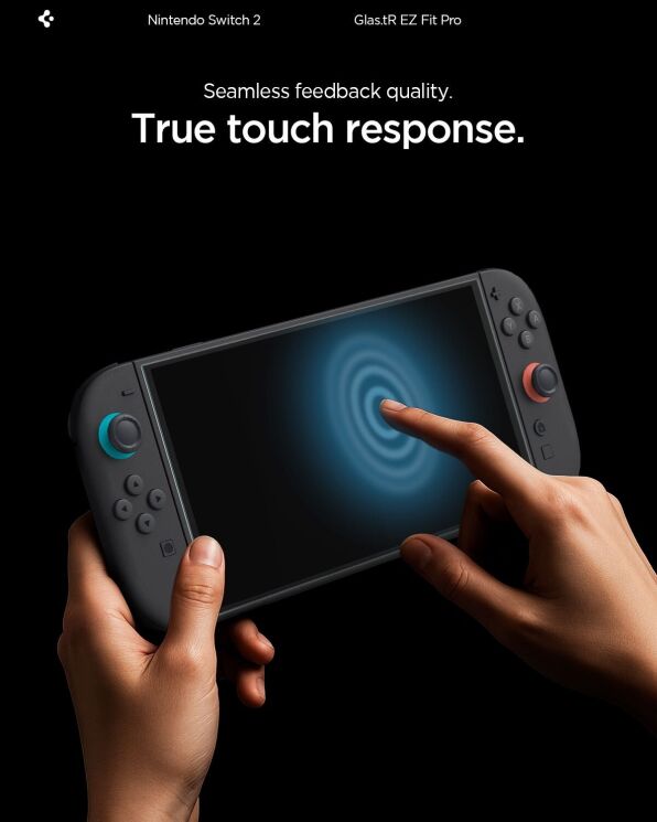 Комплект захисних стекол Spigen Glas.tR EZ Fit Pro (FC) для Nintendo Switch 2 (AGL10797): фото 8 з 10