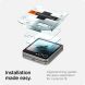 Комплект защитных стекол Spigen (SGP) GLAS.tR EZ Fit Sensor Protected для Samsung Galaxy Flip 6 (357551). Фото 9 из 12