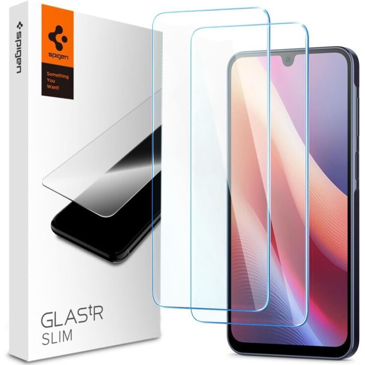 Комплект захисних стекол Spigen (SGP) GLAS.tR SLIM Sensor Protected для Samsung Galaxy A16 (A165) AGL08935: фото 1 з 11