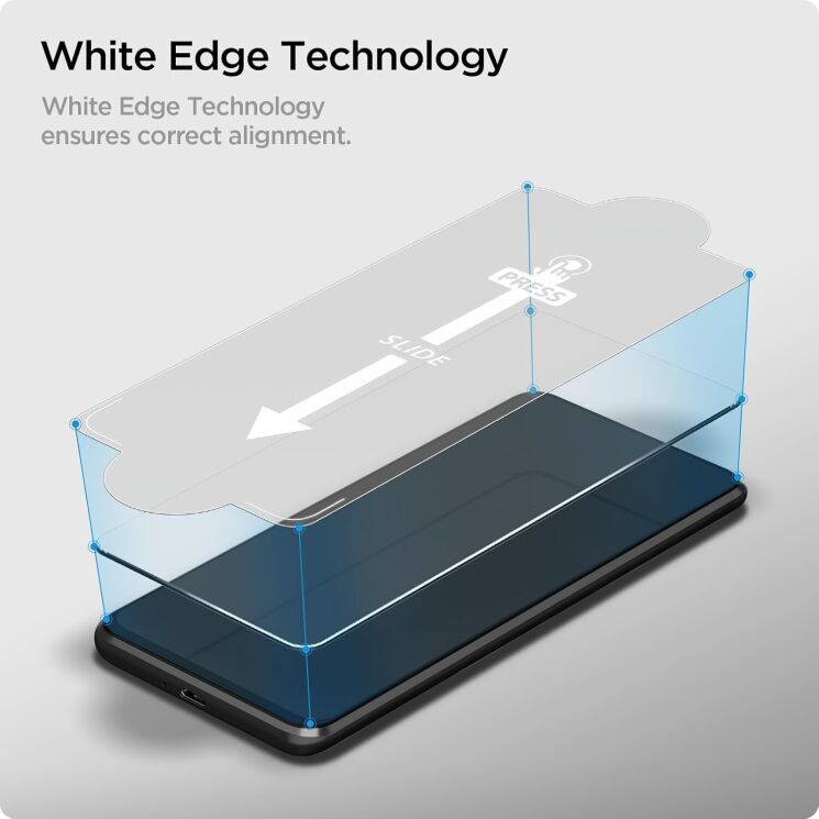 Комплект захисних стекол Spigen (SGP) GLAS.tR SLIM Sensor Protected для Samsung Galaxy A16 (A165) AGL08935: фото 10 з 11