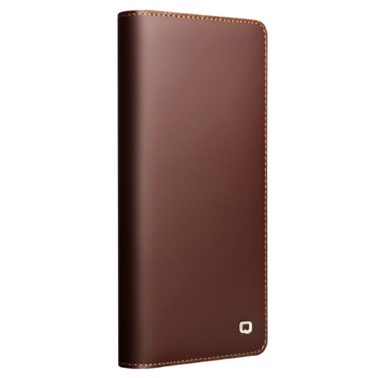 Кожаный чехол QIALINO Classic Case для Samsung Galaxy S25 Ultra (S938) - Dark Brown: фото 4 из 13