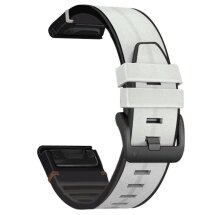Шкіряний ремінець UniCase Leather Strap для годинників Garmin з кріпленням Quick Fit 22mm - White: фото 1 з 4