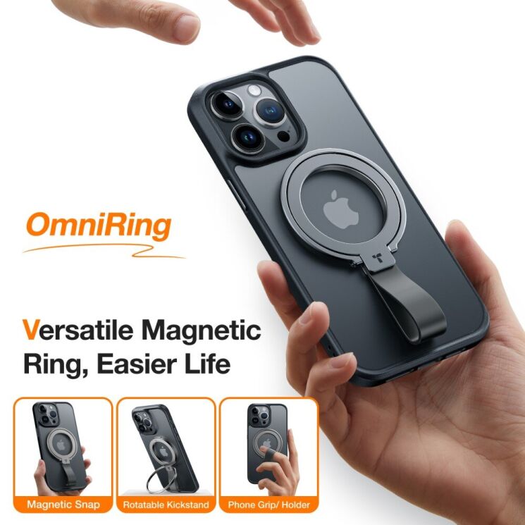 Магнитное кольцо-держатель TORRAS Ostand Ring - Black (981942B) Магнитное кольцо-держатель TORRAS Ostand Ring - Black: фото 3 из 7