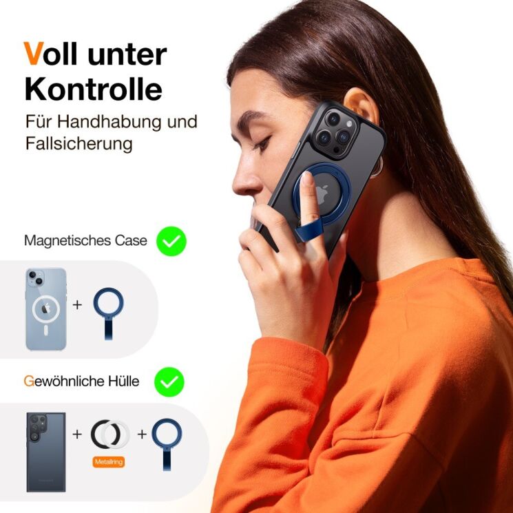 Магнитное кольцо-держатель TORRAS Ostand Ring - Black (981942B) Магнитное кольцо-держатель TORRAS Ostand Ring - Black: фото 5 из 7