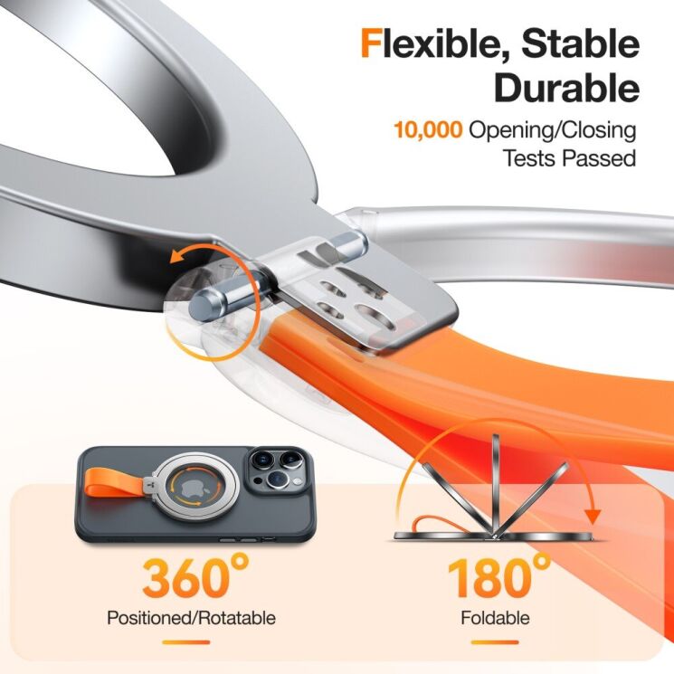 Магнитное кольцо-держатель TORRAS Ostand Ring - Black (981942B) Магнитное кольцо-держатель TORRAS Ostand Ring - Black: фото 6 из 7