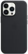 Оригинальный чехол Leather Case with MagSafe для Apple iPhone 13 Pro (MM1H3ZE/A) - Midnight (280580H)