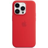 Оригинальный чехол Silicone Case with MagSafe для Apple iPhone 14 Pro (MPTG3ZE/A) - Red: фото 1 из 6