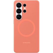 Оригинальный силиконовый чехол Silicone Magnet для Samsung Galaxy S26 Ultra (S948) EF-ES948COEGWW - Coralred: фото 1 из 5
